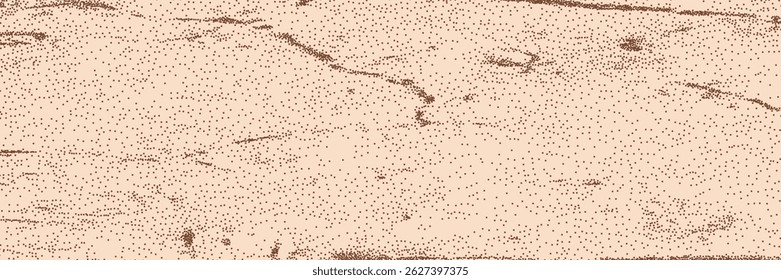 Grainy eggshell texture background. Organic beige pattern with dust overlay effect. Vector illustration.