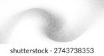 Grainy fading wavy sand texture. Subtle dotted gradient waved background. Gritty backdrop with specks, particles and granules. Grunge grain noise speckle wallpaper for banner, poster, brochure. Vector