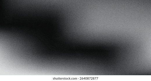 Grainy gradient background black gray white dark grain texture retro abstract banner header poster backdrop design
