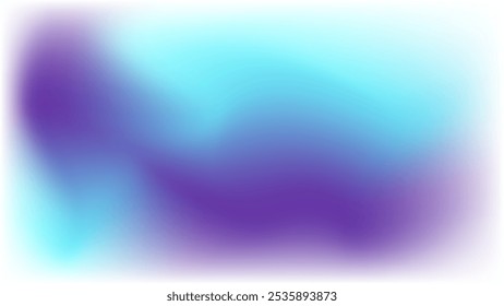 Grainy gradient background in blue violet colors. Vector illustration

