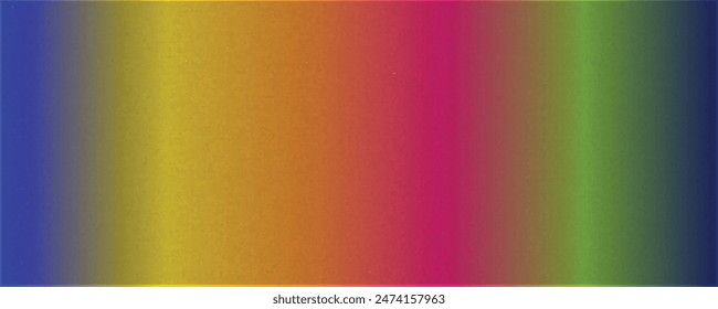 Fondo degradado granulado azul amarillo rojo abstracto brillante color onda negro fondo brillante vibrante Anuncio de textura de ruido oscuro