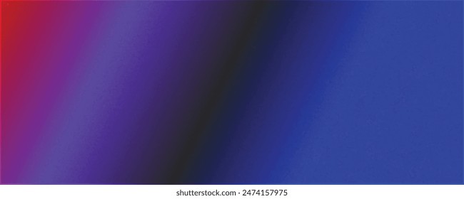 Grainy gradient background blue yellow red abstract glowing color wave black backdrop glowing vibrant dark noise texture banner