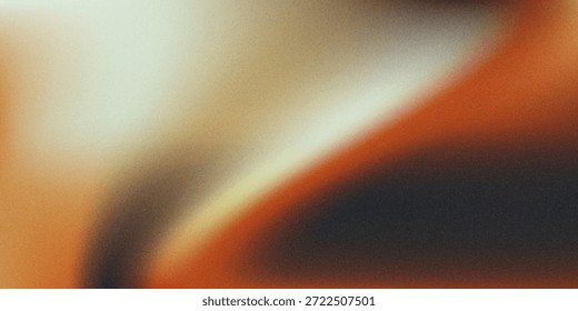 Fundo gradiente granulado, cor de laranja escuro marrom laranja preto ruidoso textura banner cabeçalho backdrop design EPS10