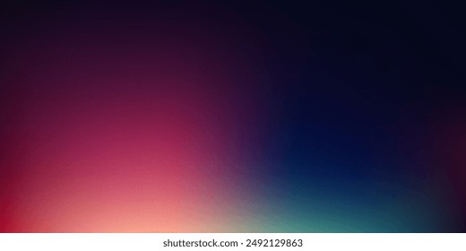 grainy gradient background grain texture retro blue orange red teal dark banner abstract design