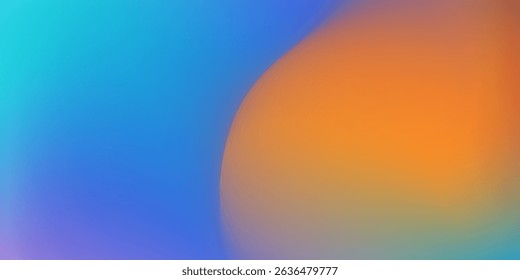 grainy gradient background grain texture retro blue orange red teal dark banner abstract design