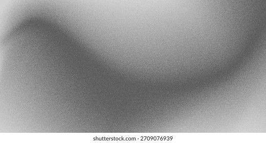 Fondo degradado granulado, fondo de Anuncio de textura de ruido abstracto monocromo blanco negro gris. Vector eps10