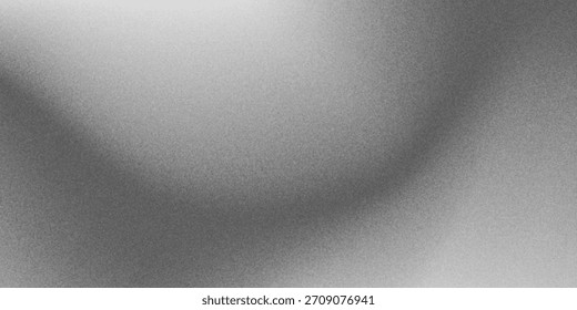 Fondo degradado granulado, fondo de Anuncio de textura de ruido abstracto monocromo blanco negro gris. Vector eps10