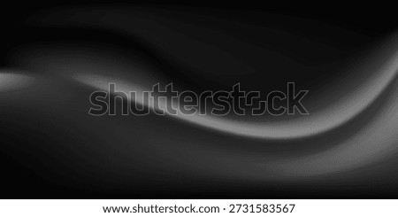 Grainy gradient background, grey black white monochrome abstract noise texture banner backdrop design