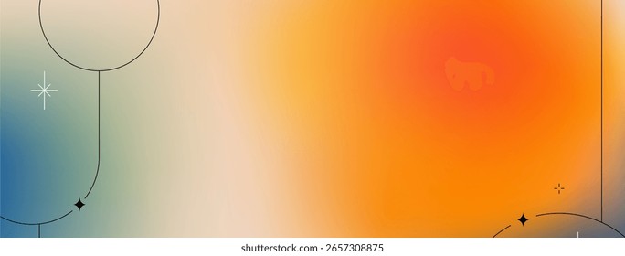 Fondo degradado granulado con transiciones de color suaves y textura suave. Perfecto para temas de diseño retro, visuales digitales, carteles, Elementos de interfaz de usuario y composiciones abstractas.

