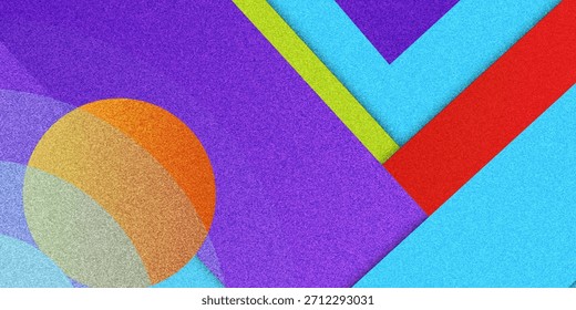 Gradiente granulado de fondo naranja púrpura, textura de ruido con área de espacio de copia.