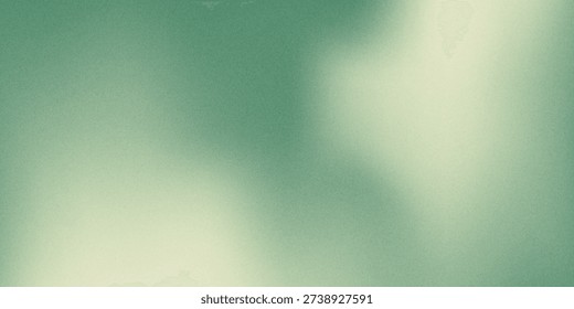 Grainy green abstract white gradient backdrop for web site ,flyer or business card