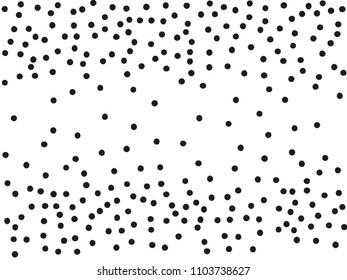 Grainy grunge abstract texture on a white background. Vector splatter of calligraphy ink in black on white background. Black ink blow explosion on white background. Paint spray, drop. Vector. 