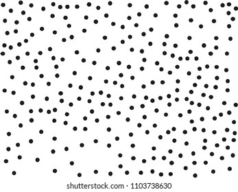 Grainy grunge abstract texture on a white background. Vector splatter of calligraphy ink in black on white background. Black ink blow explosion on white background. Paint spray, drop. Vector. 