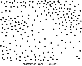 Grainy grunge abstract texture on a white background. Vector splatter of calligraphy ink in black on white background. Black ink blow explosion on white background. Paint spray, drop. Vector. 