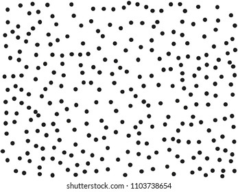Grainy grunge abstract texture on a white background. Vector splatter of calligraphy ink in black on white background. Black ink blow explosion on white background. Paint spray, drop. Vector. 