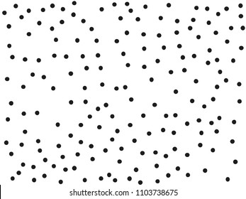 Grainy grunge abstract texture on a white background. Vector splatter of calligraphy ink in black on white background. Black ink blow explosion on white background. Paint spray, drop. Vector. 