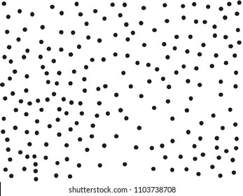 Grainy grunge abstract texture on a white background. Vector splatter of calligraphy ink in black on white background. Black ink blow explosion on white background. Paint spray, drop. Vector.  