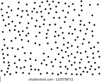 Grainy grunge abstract texture on a white background. Vector splatter of calligraphy ink in black on white background. Black ink blow explosion on white background. Paint spray, drop. Vector. 