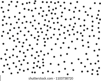 Grainy grunge abstract texture on a white background. Vector splatter of calligraphy ink in black on white background. Black ink blow explosion on white background. Paint spray, drop. Vector. 