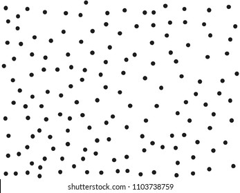 Grainy grunge abstract texture on a white background. Vector splatter of calligraphy ink in black on white background. Black ink blow explosion on white background. Paint spray, drop. Vector. 