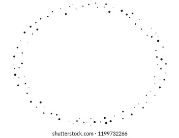 Grainy grunge abstract texture on a white background. Vector splatter of calligraphy ink in black on white background. Black ink blow explosion on white background. Paint spray, drop. Vector. 