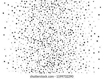 Grainy grunge abstract texture on a white background. Vector splatter of calligraphy ink in black on white background. Black ink blow explosion on white background. Paint spray, drop. Vector. 