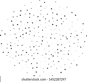 Grainy grunge abstract texture on a white background. Vector splatter of calligraphy ink in black on white background. Black ink blow explosion on white background. Paint spray, drop. Vector. 