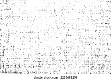 Grainy Grunge Overlay Texture Vector illustration of black and white abstract old dirty grainy background
