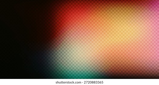 Fundo de vazamento de luz granulada. Sobreposição de efeito de flare de filme roxo azul. Modelo antigo de textura de filtro de foto vintage empoeirado. Papel de parede da fotografia exposto. Fundo de gradiente saturado borrado abstrato. Vetor