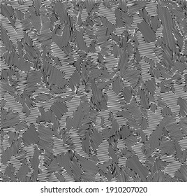 Grainy messy overlay of empty, aging, scratched wall. Lines, dots and spots structural texture. Cool and artsy faux leather background. Abstract vector illustration. Black isolated on white. EPS10