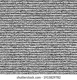 Grainy messy overlay of empty, aging, scratched wall. Lines, dots and spots structural texture. Cool and artsy faux leather background. Abstract vector illustration. Black isolated on white. EPS10