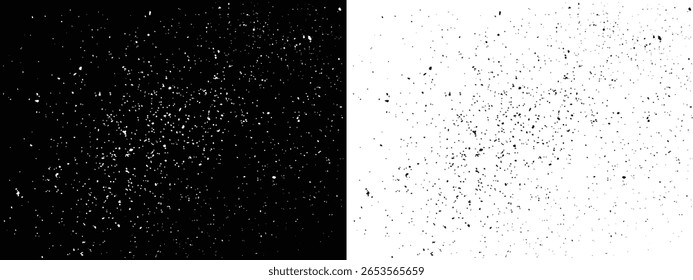 Grainy viejo efecto de ruido negro y blanco grunge textura superposición elemento ilustración diseño de fondo