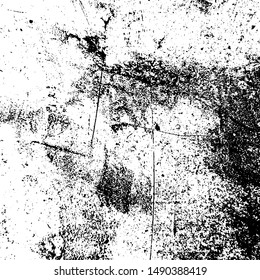 Grainy Overlay Texture. Distressed aged background. Vintage design element. EPS10 vector.