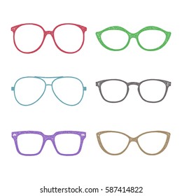 Grainy Print Glasses Collection