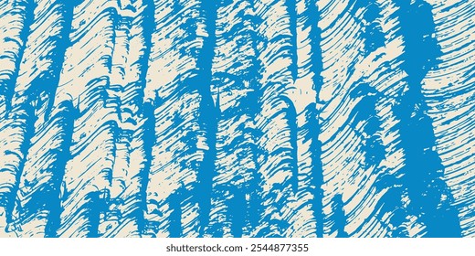 Grainy rough bold brush strokes with hand drawn texture. Distress damaged  vintage template. Retro grunge background for posters, backdrop. Old wall design.