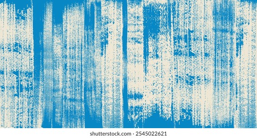 Grainy rough bold brush strokes, curves, spots with hand drawn texture. Distress damaged  vintage template. Retro grunge background for posters, backdrop. Old wall design.