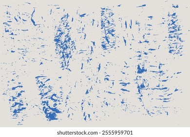 Grainy rough bold brush strokes with hand drawn texture. Distress damaged  vintage template. Texture overlay. Retro grunge background for posters, backdrop. Old wall design.