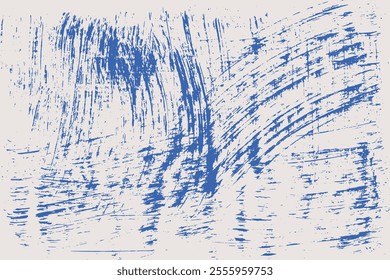 Grainy rough bold brush strokes with hand drawn texture. Distress damaged  vintage template. Texture overlay. Retro grunge background for posters, backdrop. Old wall design.