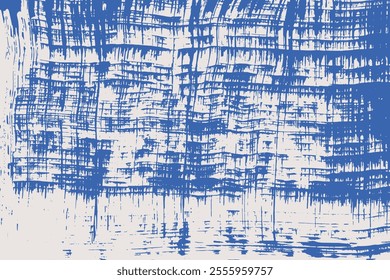 Grainy rough bold brush strokes with hand drawn texture. Distress damaged  vintage template. Texture overlay. Retro grunge background for posters, backdrop. Old wall design.