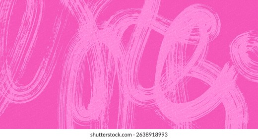 Grainy rough bold brush strokes with hand drawn texture. Distress damaged  vintage template. Texture overlay. Waves, curves. Retro grunge background for posters, backdrop. Old wall design. 