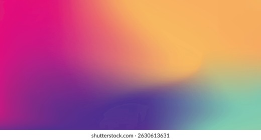 Grainy soft wave gradient, blur, edgy, violet, rainbow, simple and clean