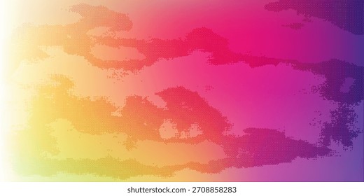 Gradiente de onda suave granulado, desfoque, edgy, violet, arco-íris, simples e limpo