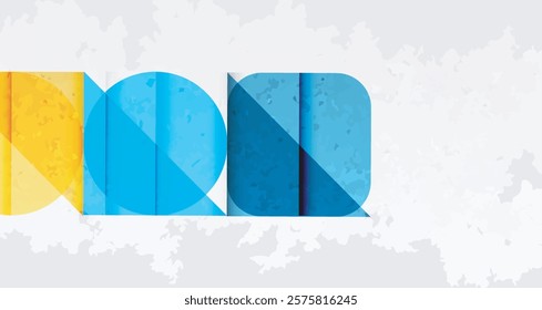 Grainy stain texture geometric abstract background with circles, squares and lines. Vector Illustration For Wallpaper, Banner, Background, Card, Book Illustration, landing page