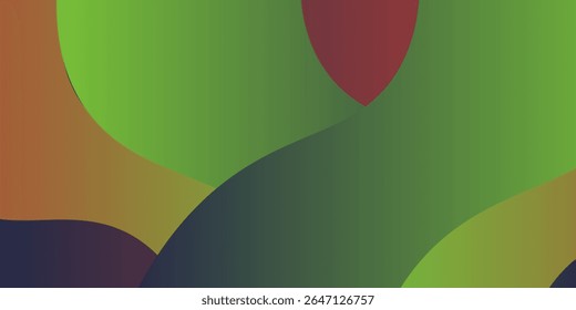 grainy texture effect, poster banner landing page backdrop design, glowing light, smooth abstract noise texture, abstract wave pattern Green light red teal vibrant gradient background.
