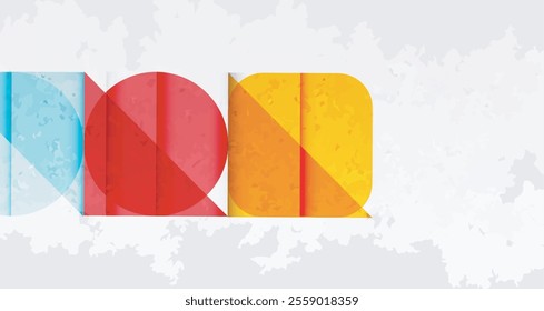 Grainy texture geometric abstract background. Vector Illustration For Wallpaper, Banner, Background, Card, Book Illustration, landing page