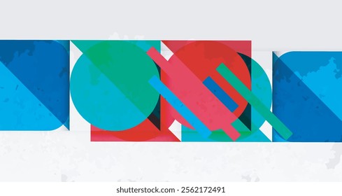 Grainy texture geometric abstract background. Vector Illustration For Wallpaper, Banner, Background, Card, Book Illustration, landing page