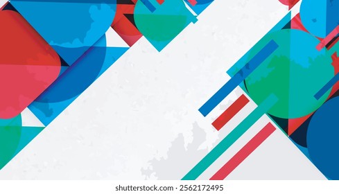 Grainy texture geometric abstract background. Vector Illustration For Wallpaper, Banner, Background, Card, Book Illustration, landing page