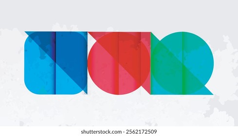 Grainy texture geometric abstract background. Vector Illustration For Wallpaper, Banner, Background, Card, Book Illustration, landing page