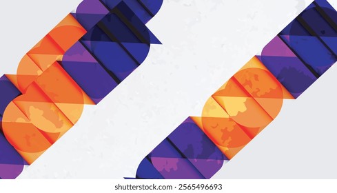 Grainy texture geometric abstract background. Vector Illustration For Wallpaper, Banner, Background, Card, Book Illustration, landing page