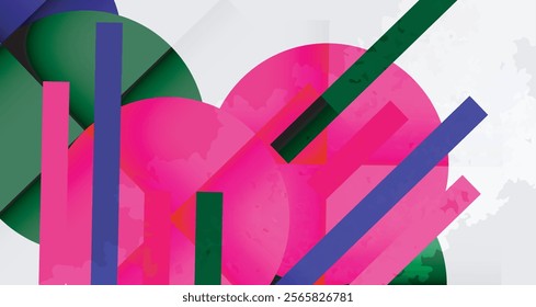 Grainy texture geometric abstract background. Vector Illustration For Wallpaper, Banner, Background, Card, Book Illustration, landing page